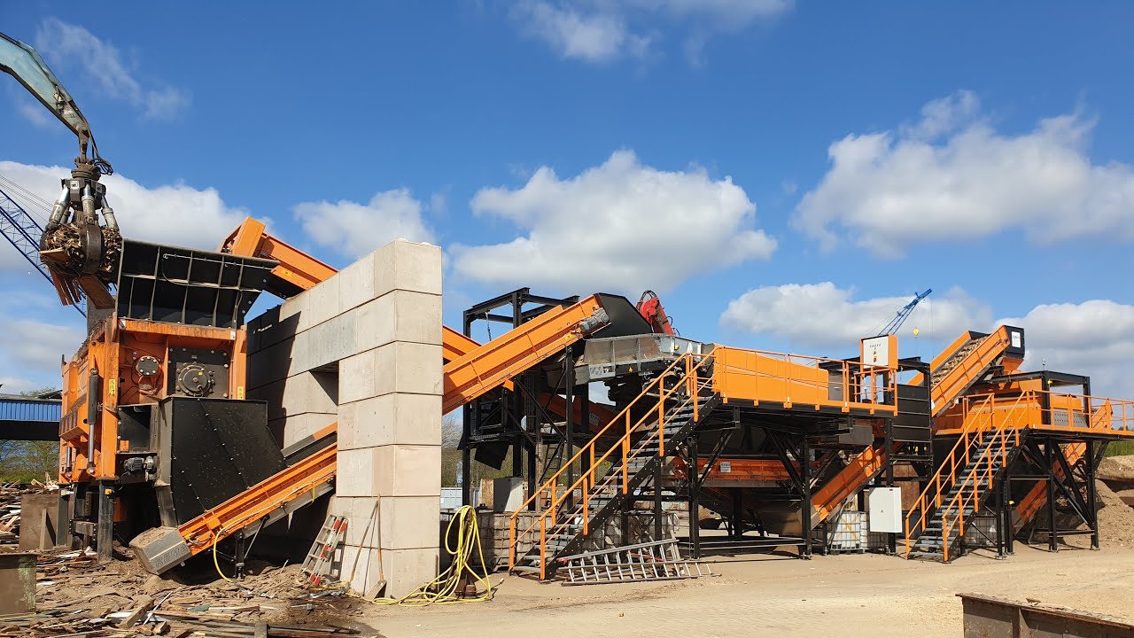 So geht Altholzaufbereitung mit ALLRECO / How waste wood treatment works with ALLRECO