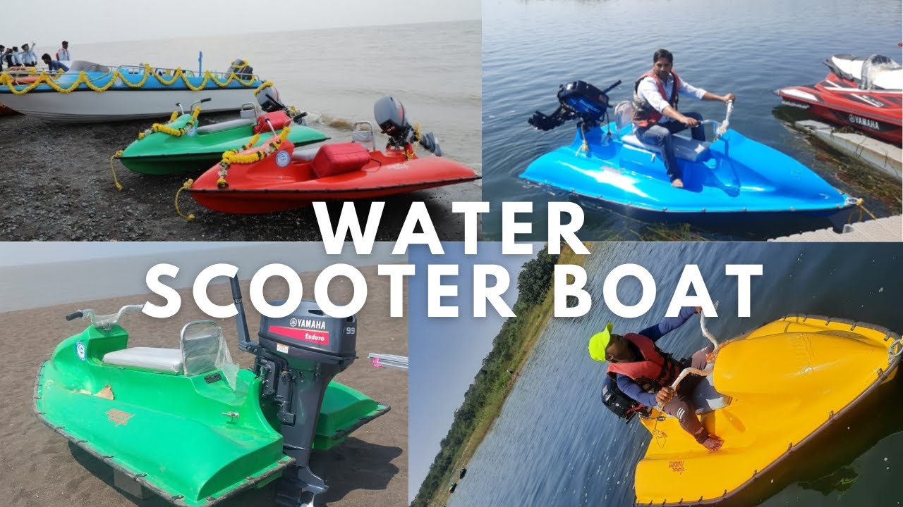 FRP Water Scooter at Dhamtari, Chattisgarh (Boat manufacturing in India)