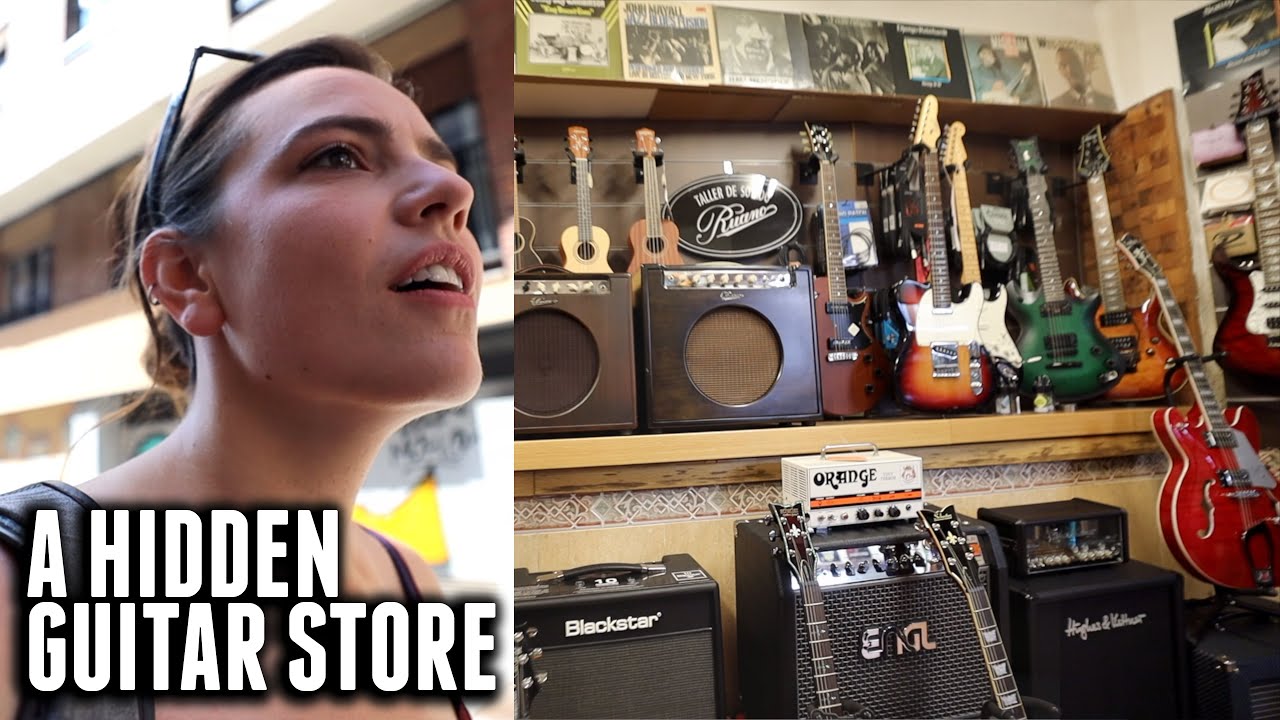 I Found This Guitar Store in Salamanca, Spain