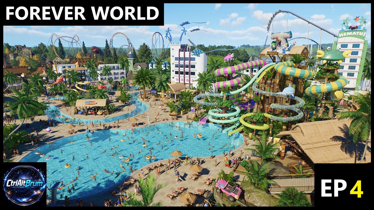 I Built The CRAZIEST Rapids Ride In Planet Coaster!