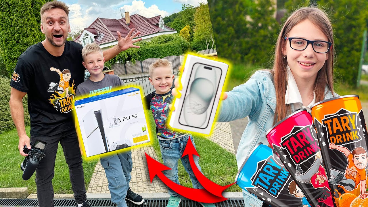 Před&aacute;v&aacute;m v&yacute;hry s TARY DRINKEM #2 | 2x iPhone 15 a 2x PlayStation 5