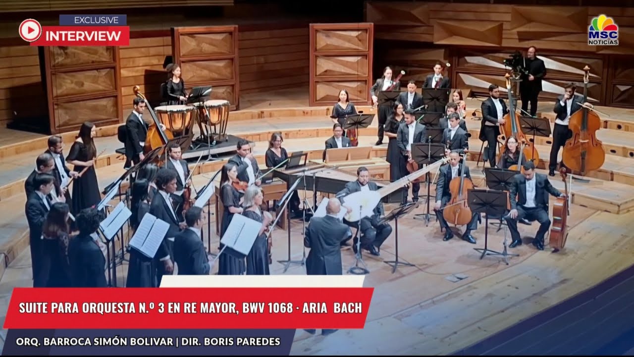 SUITE PARA ORQUESTA N°3 EN RE MAYOR | ARIA | JOHAN S. BACH | ORQ. BARROCA SIMÓN BOLÍVAR 