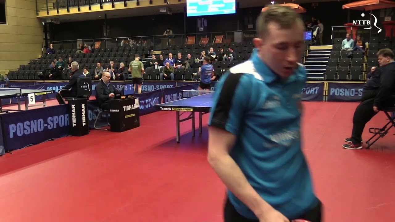 NK Tafeltennis 2023: Kas van Oost - Stephan Tromer