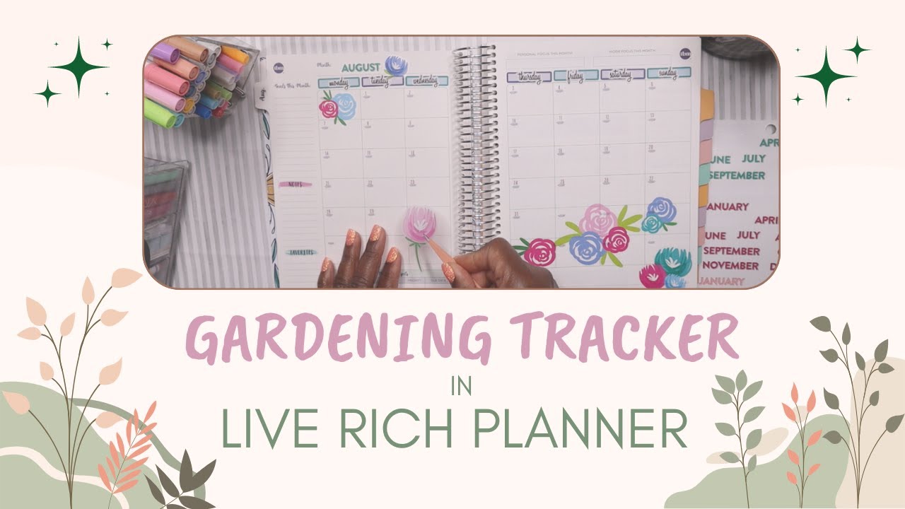 *HOW TO* Create a GARDENING TRACKER in your Live Rich Planner!| Must Try for Better Harvest Results!