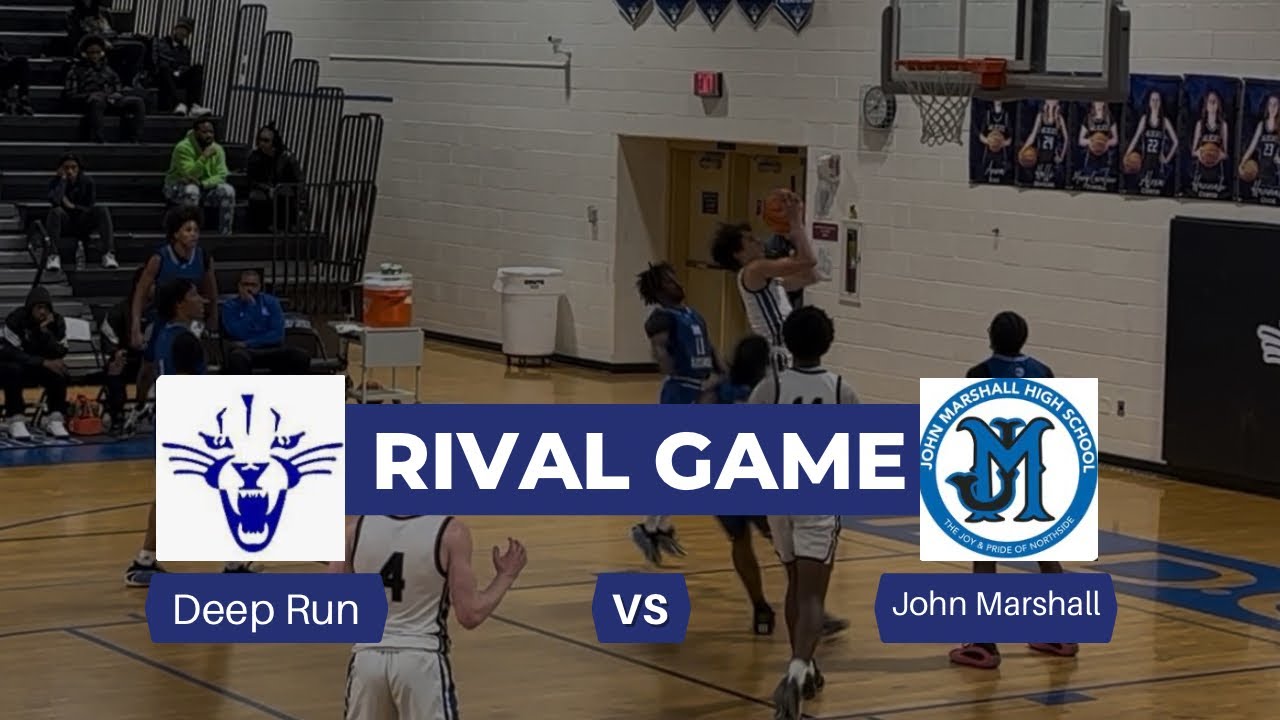 Deep Run vs. John Marshall varsity boys basketball 