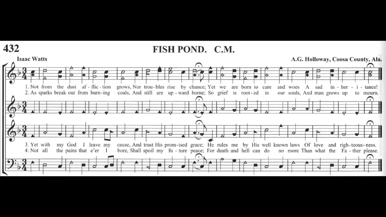 Christian Harmony 432b - Fish Pond (5-part harmony)