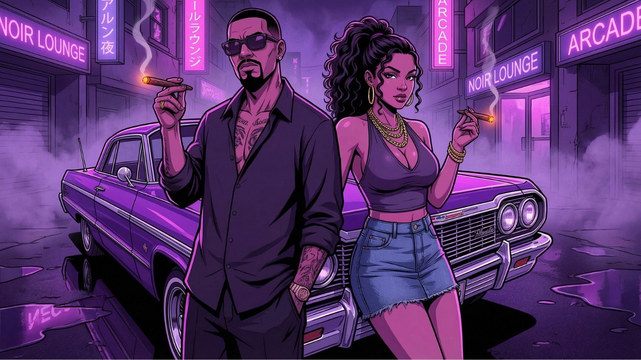 EMPTY STREET HAZE 🎷 Full Album (Slowed + Reverb) - Bluesy Hip-Hop & Jazz Chill