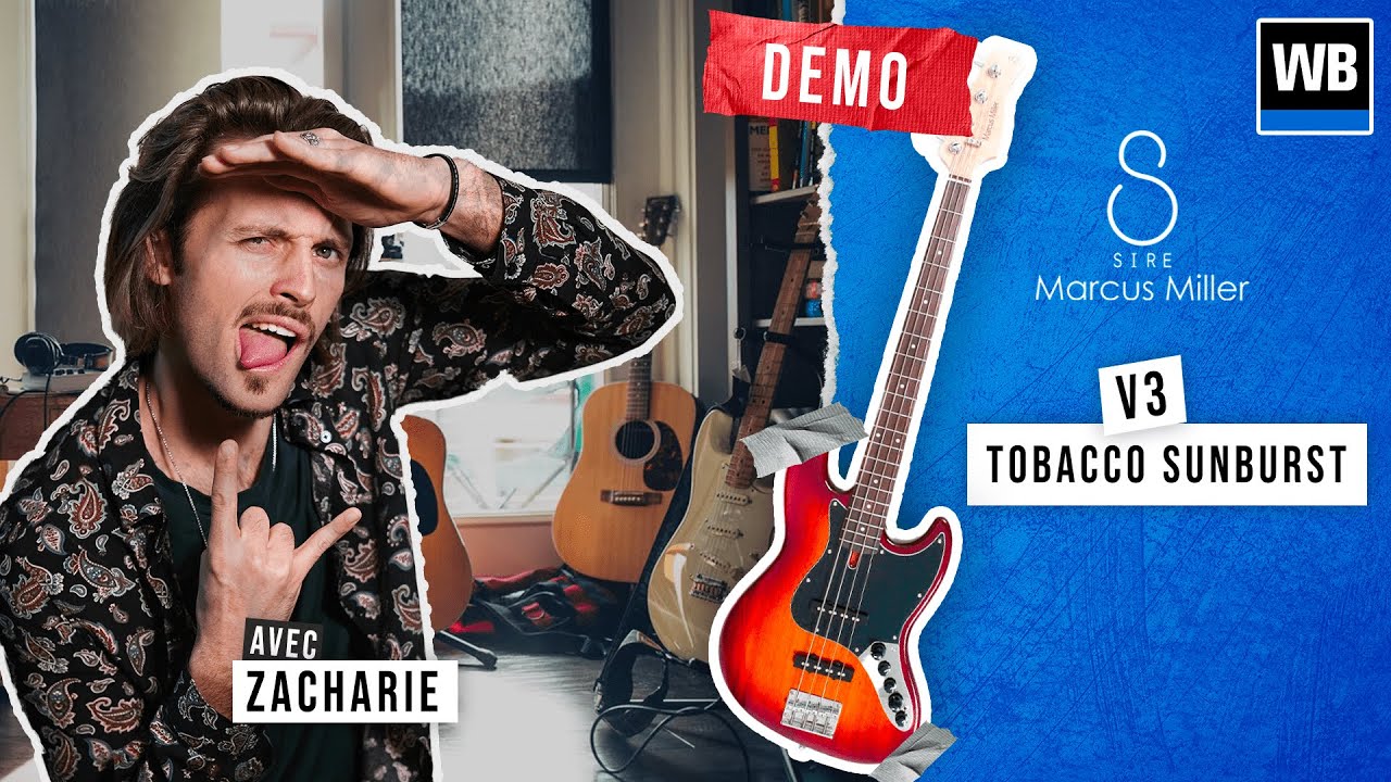 SIRE MARCUS MILLER V3-4 TS RN V2 TOBACCO SUNBURST -