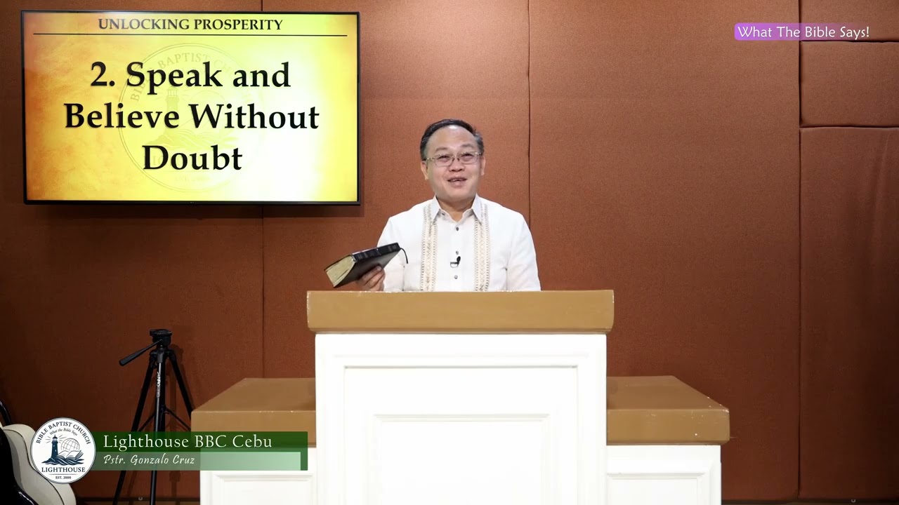 UNLOCKING PROSPERITY (Wednesday, February 25, 2026) Pstr. Gonzalo Cruz