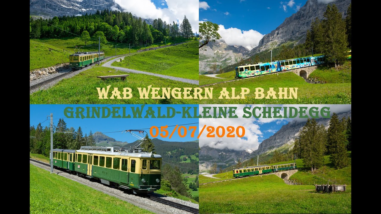 Treni sulla Grindelwald-Kleine Scheidegg- Cremagliera, scartamento ridotto e treni storici - Parte 2