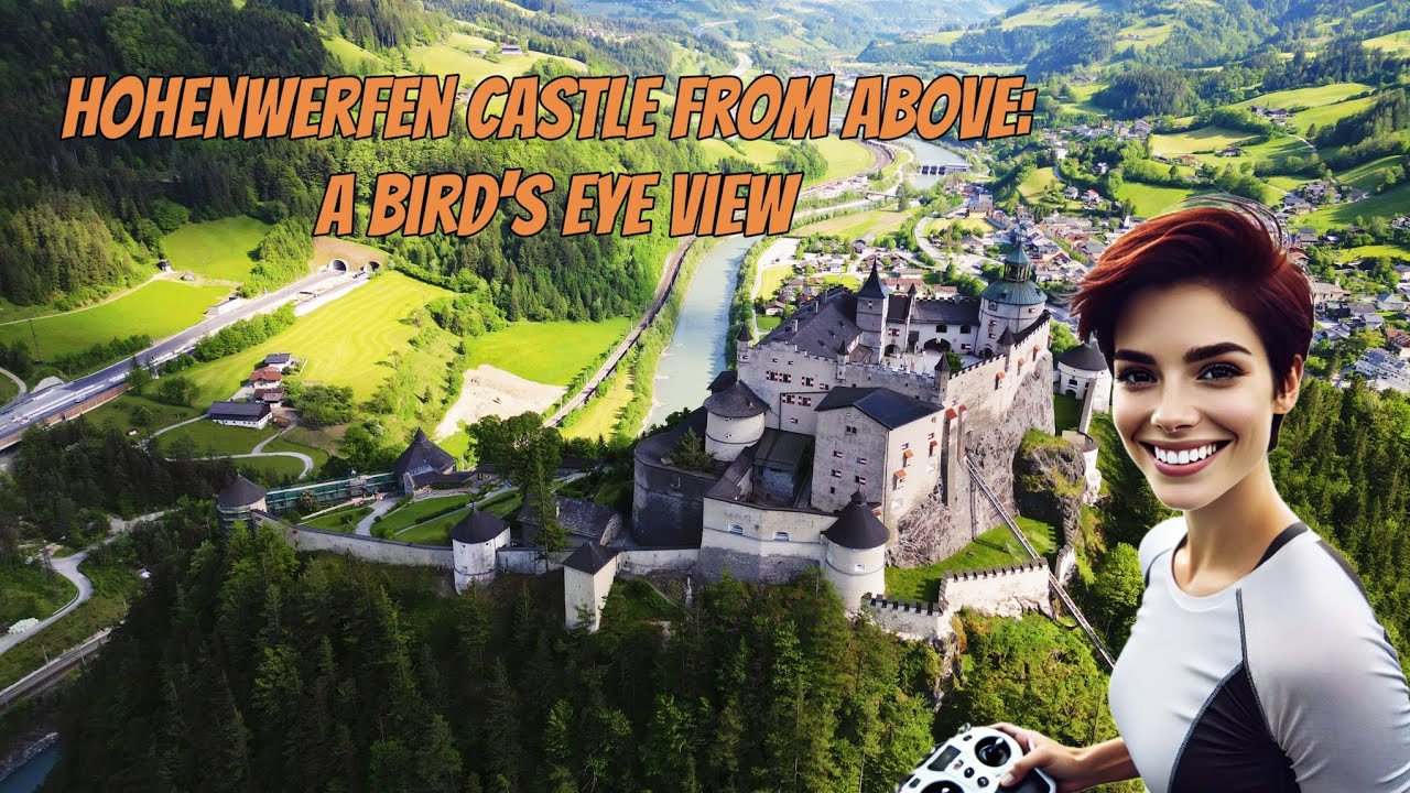 Hohenwerfen Castle from Above: A Bird's Eye View. (Ein kleines Juwel gleich am See.)
