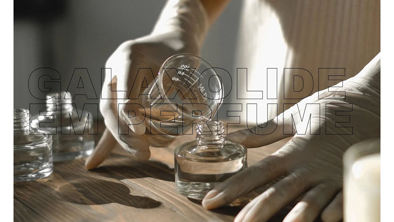 Perfume com galaxolide - 10% de fixador.