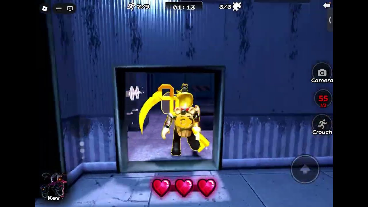 I tried surviving Fnaf in Roblox (Part 1)