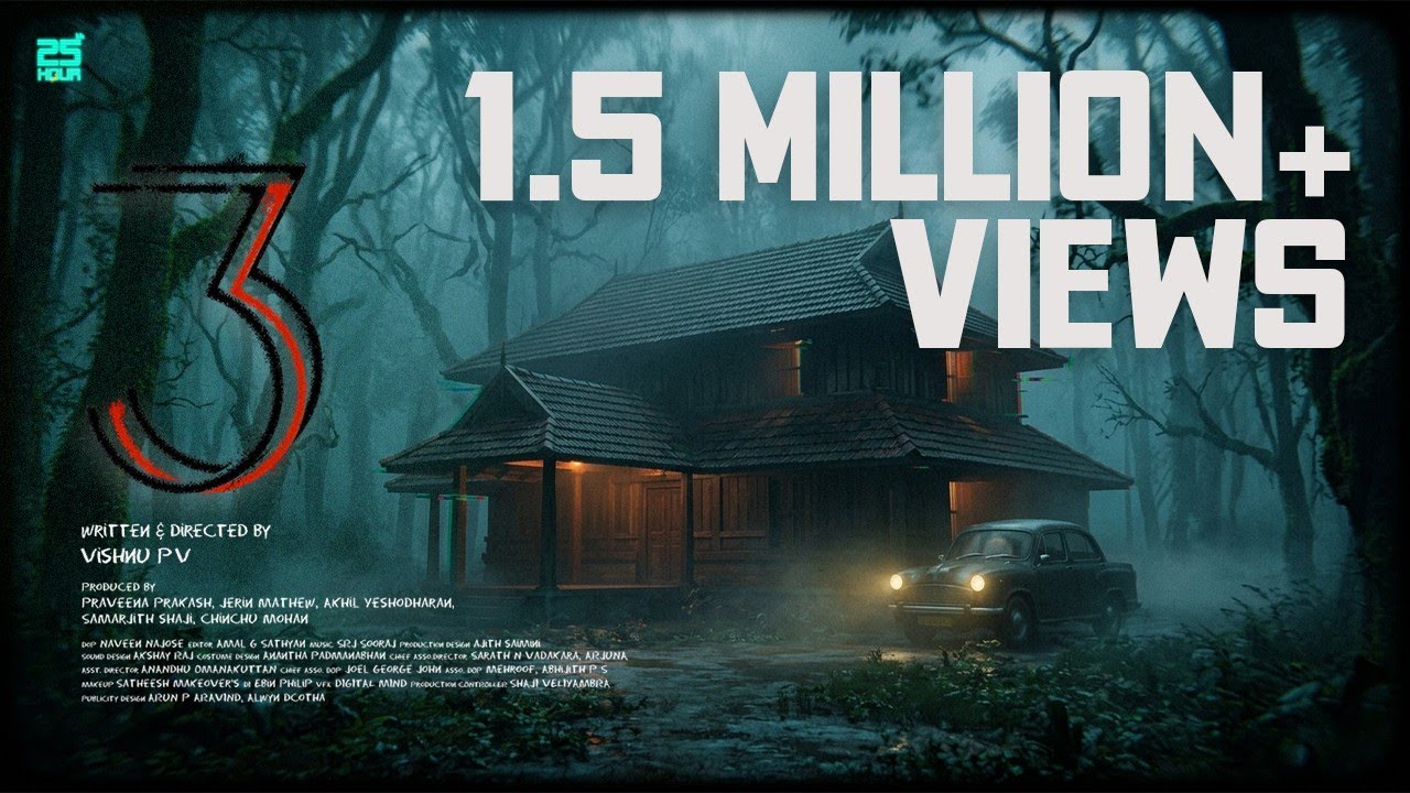 3 (THREE) | Vishnu P V | Malayalam Short Film | 4K | Praveena Prakash