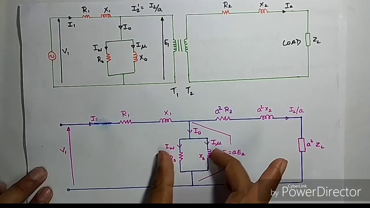 TF#7 Full load transformer with phasor diagram in detail | Hindi