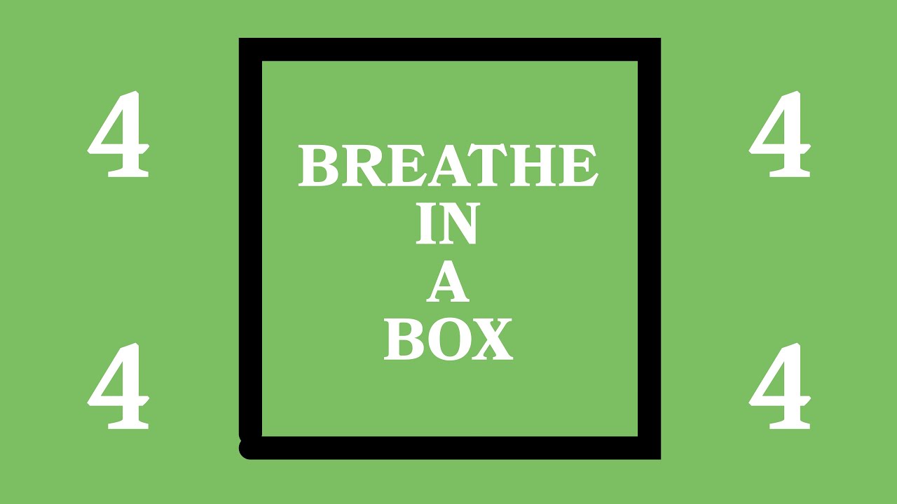 Breathe in a Box | 4 Seconds In, Hold, Out, Hold (Loop for 4 Min)