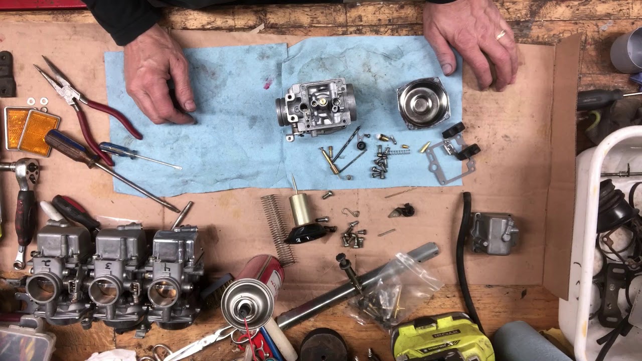 1983 XJ900 YAMAHA SECA CARB REBUILD , BALANCING CARBS VICIOUSLY  PT. 2