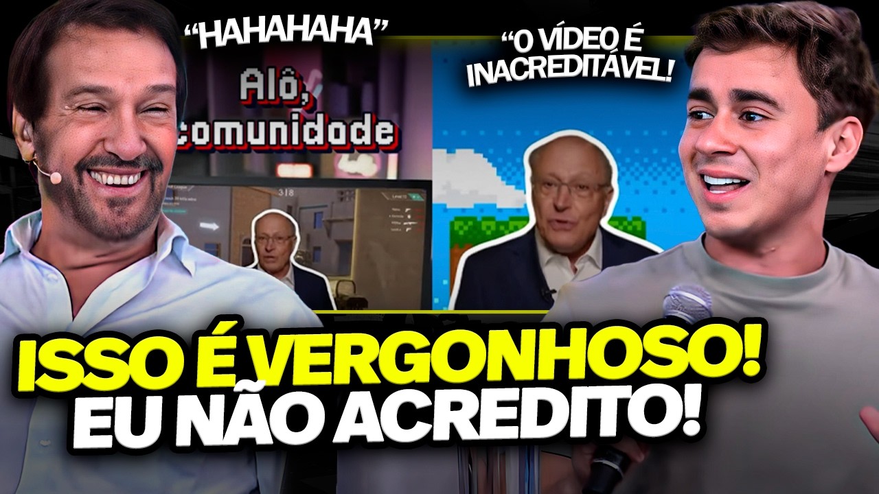 NIKOLAS E PÂNICO REAGEM AO BIZARRO VÍDEO DE GERALDO ALCKIMIN FALANDO SOBRE OS IMPOSTOS