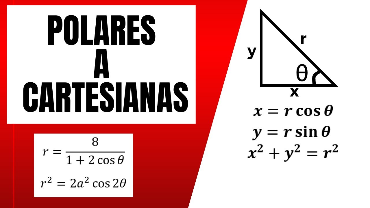 Polares | Pasar de una Ecuación Polar a una Cartesiana - Ejercicio 5
