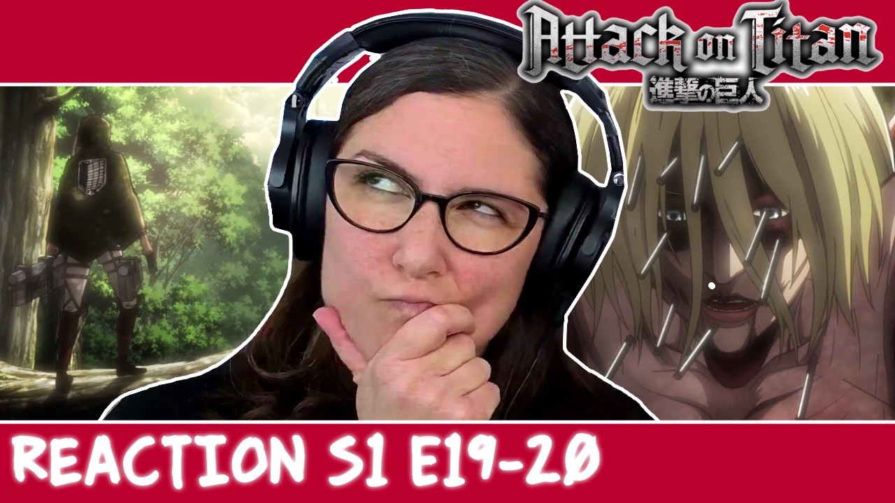 Attack on Titan S1 E19-20 *DUB* REACTION | FIRST TIME WATCHING !