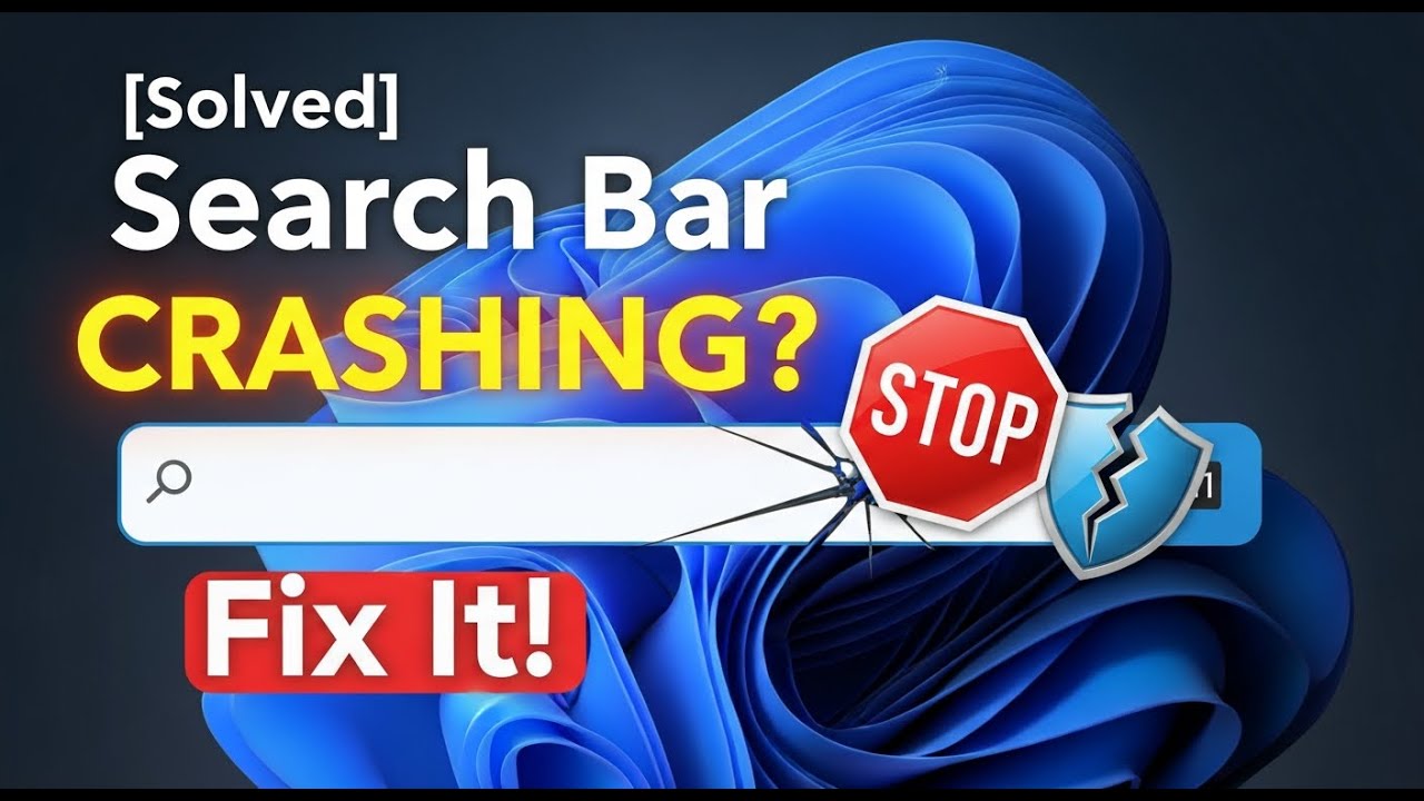 [Solved] ✔️ Search Bar Crashing Windows 11 ⚠️ Windows Search Bar Not Typing