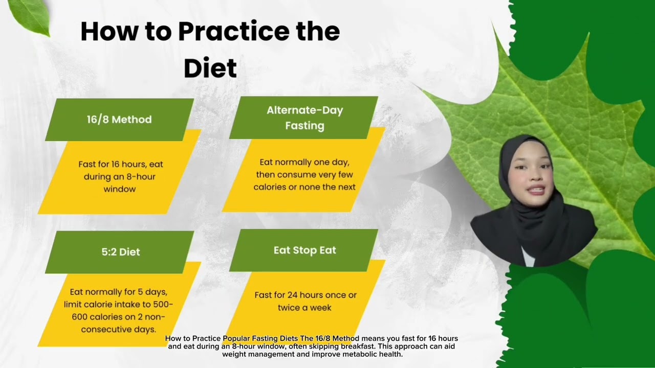 UHS403: INTERMITTENT FASTING DIET (BAE6B: GROUP 2)