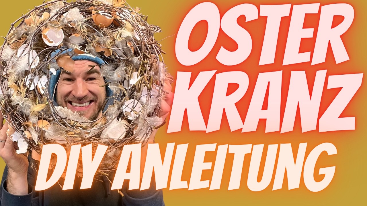 Osterkranz aus Birkenzweigen & Eierschalen selber machen 🌿🐣 DIY Deko in 10 Minuten | Profi Anleitung