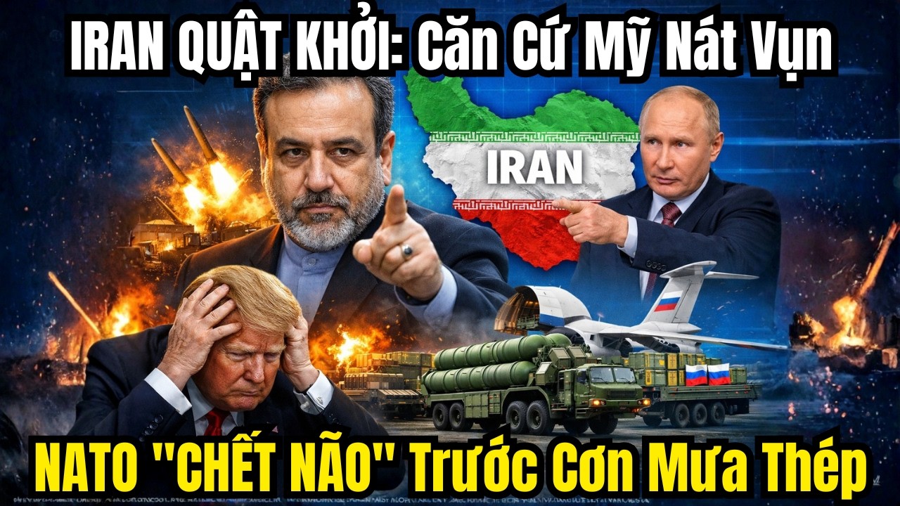 IRAN QUẬT KHỞI: Căn Cứ Mỹ Nát Vụn – NATO 