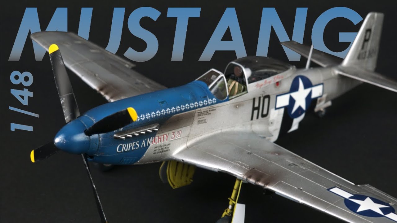 Cripes A'Mighty! Eduard 1/48 P51D Mustang - Full model kit build