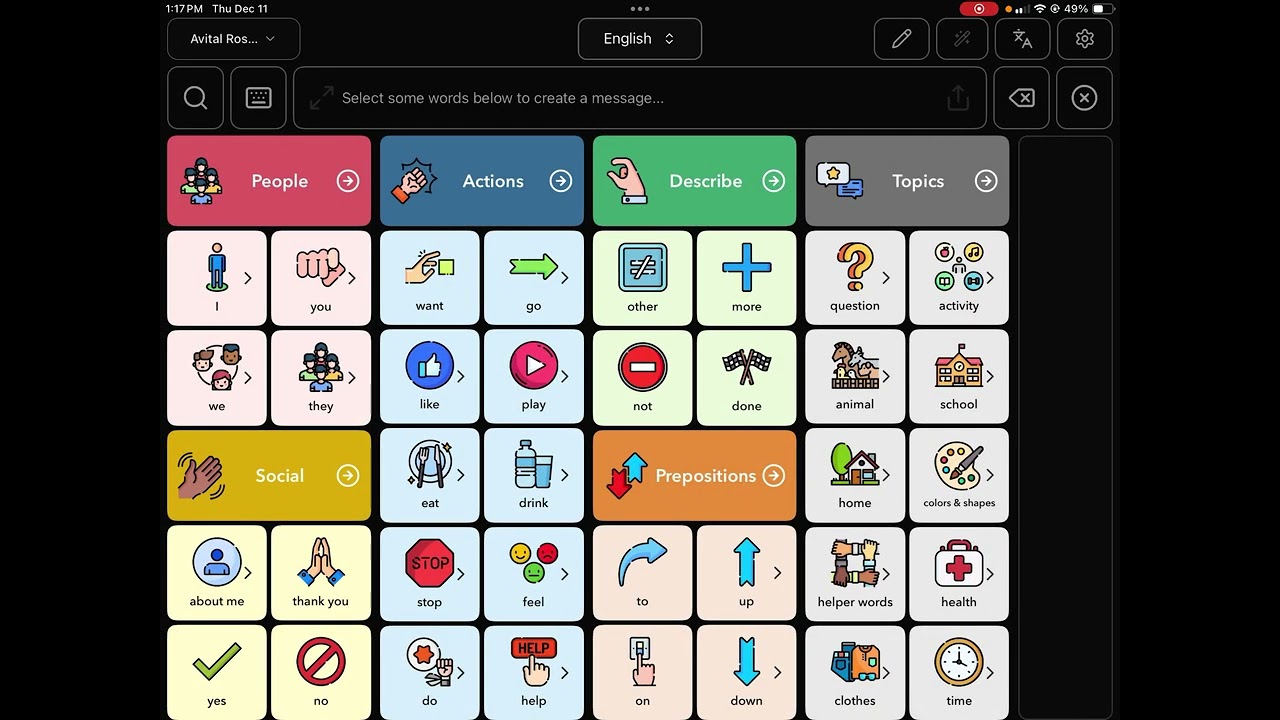 Flexspeak setting up the app