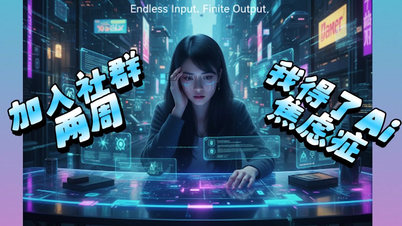 加入「用Ai发电」社群两周，我得了AI焦虑症After joining the &lsquo;pathunfold&rsquo; community for 2 wks, I developed AI anxiety!