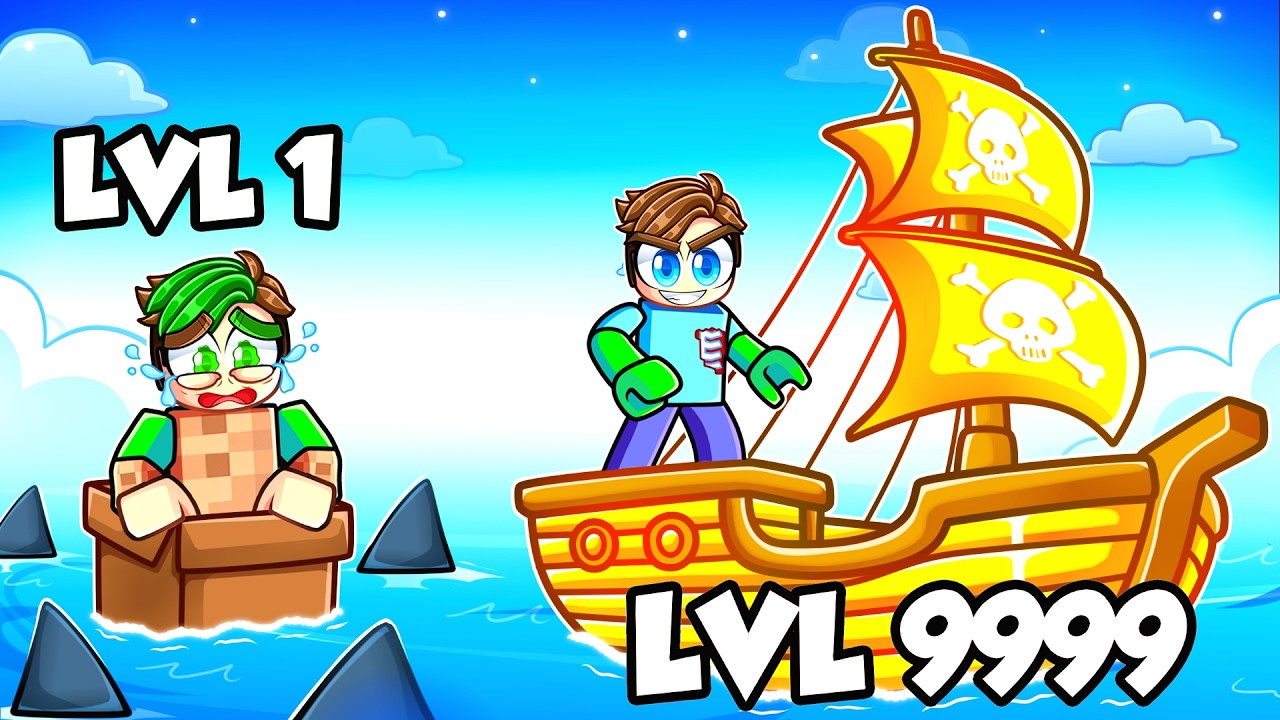 One Hour Of Building Biggest Boat in Roblox!