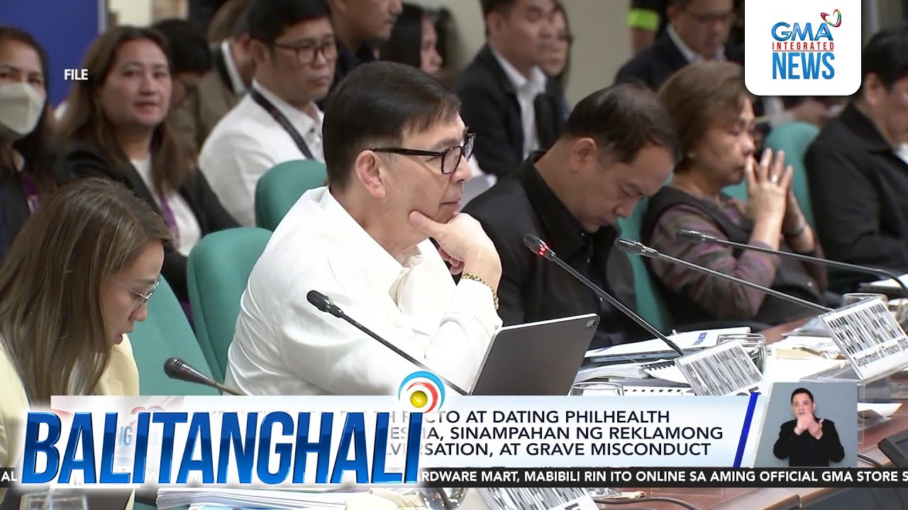 Executive Sec. Ralph Recto at dating PhilHealth Pres. Emmanuel Ledesma, sinampahan... | Balitanghali