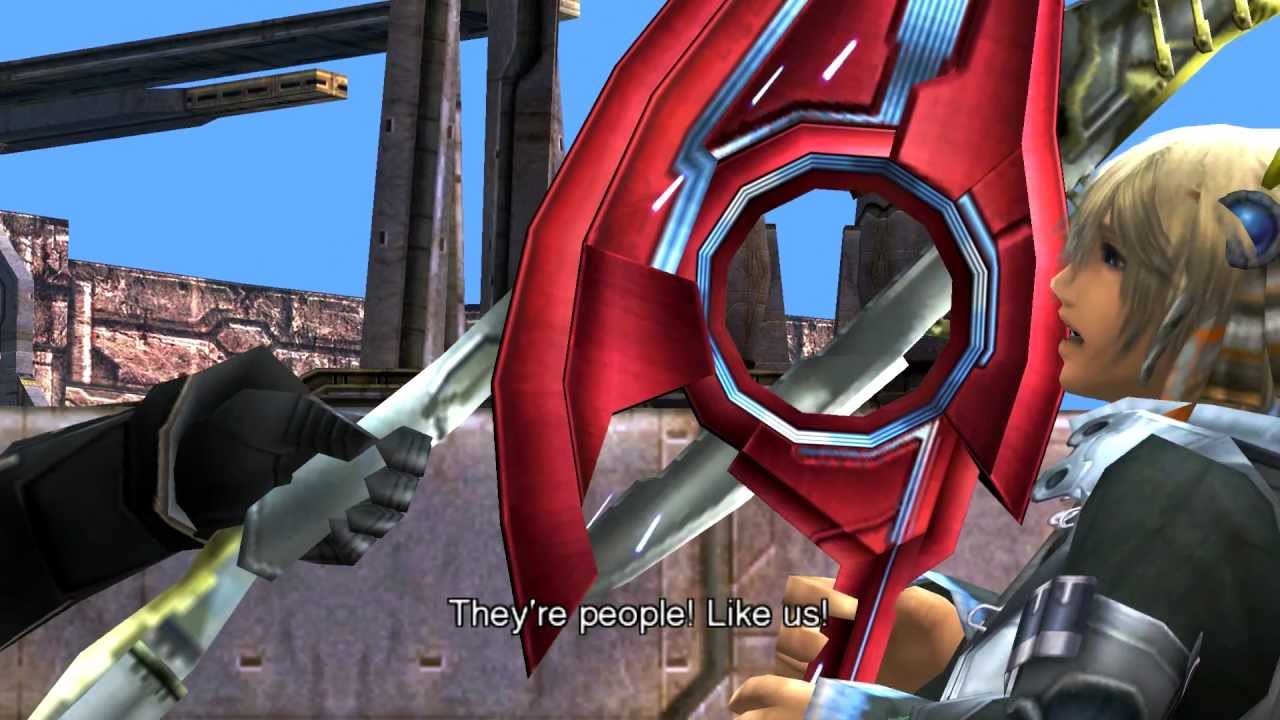 (Wii) Xenoblade Chronicles HD Cutscene 086 - Metal Face's Downfall - ENGLISH