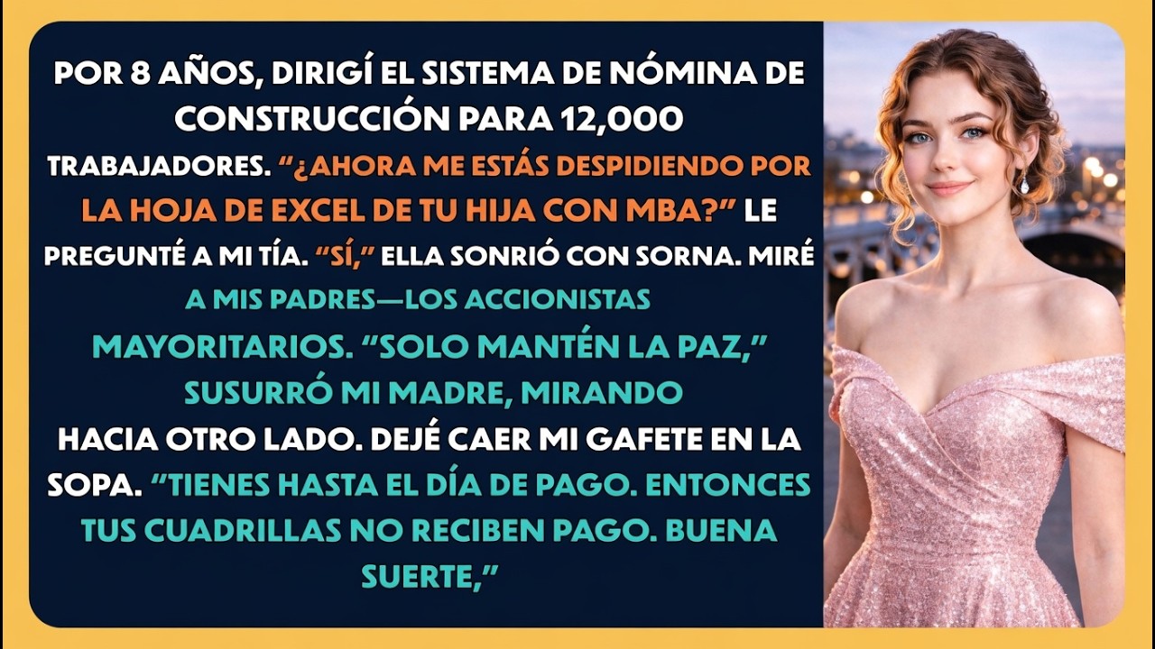 “Mi tía me despidió tras 8 años por la hoja de Excel de mi primo MBA y perdió 5M$”