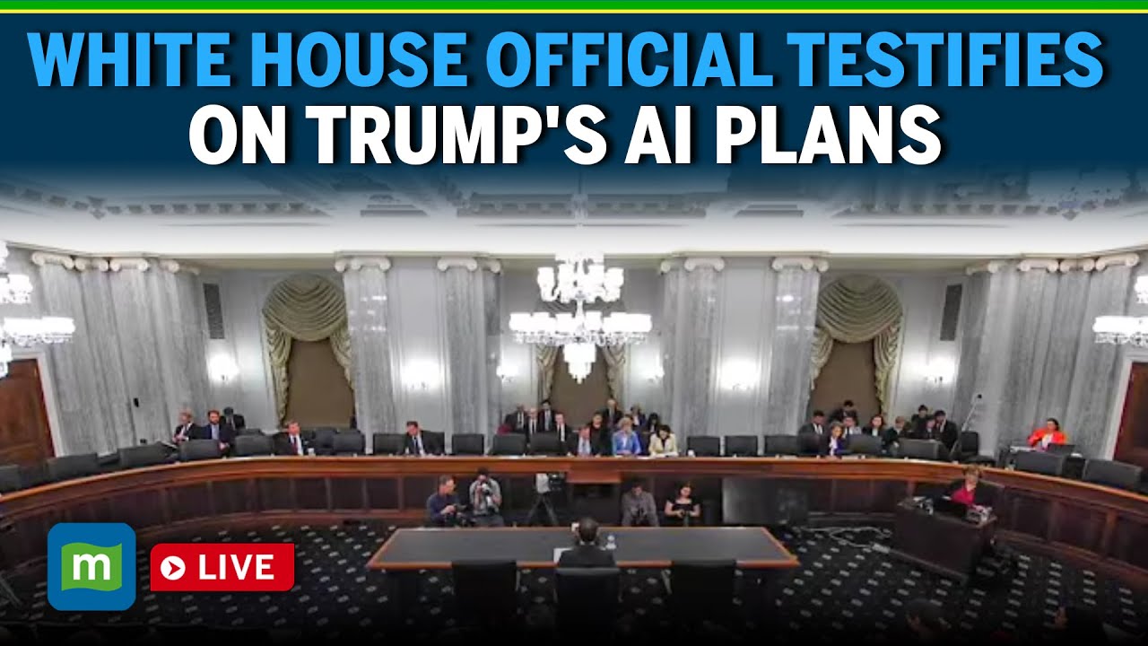 LIVE: White House Official Testifies on president Trump's AI Plans | USA | China | Michael Kratsios