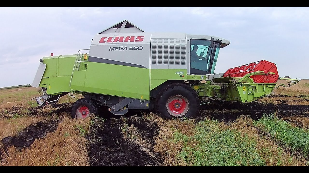 Żniwa 2016 ᴴᴰ Pszenica /Claas Mega 360 - Deutz Fahr Agrotron 215