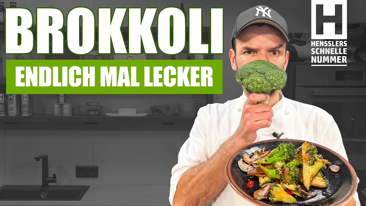 Gebratener Brokkoli mit Soja und Sesam