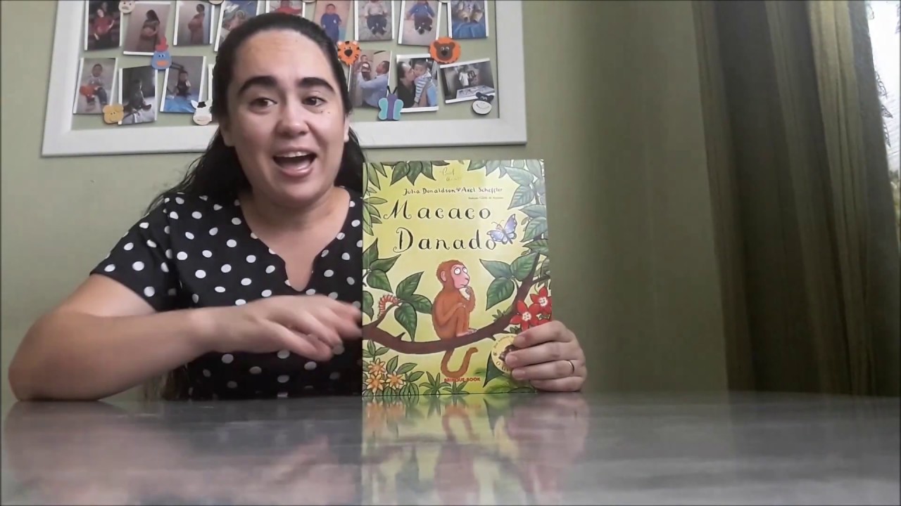 História: Macaco danado - Professora Aline #livromacacodanado