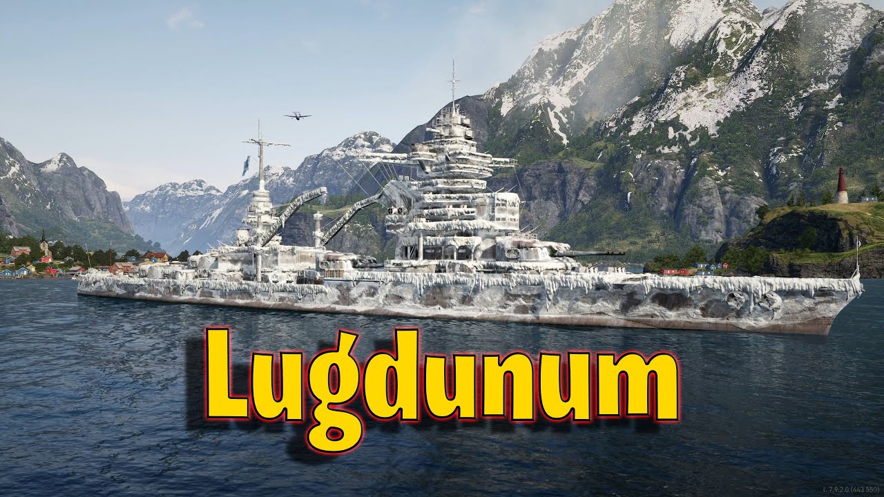 Meet The Lugdunum! Tier 6 Pan Euro Battleship in World of Warships Legends