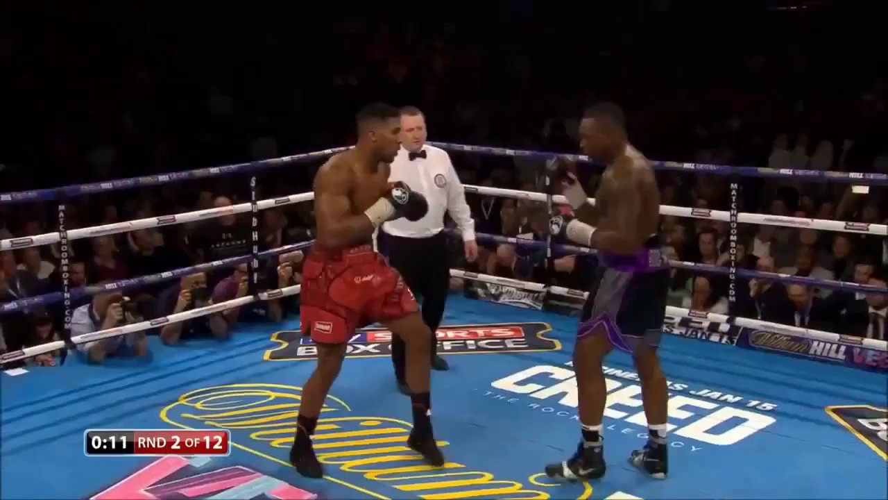 12/12/2015 Boxing Highlights Anthony Joshua v Dillian Whyte