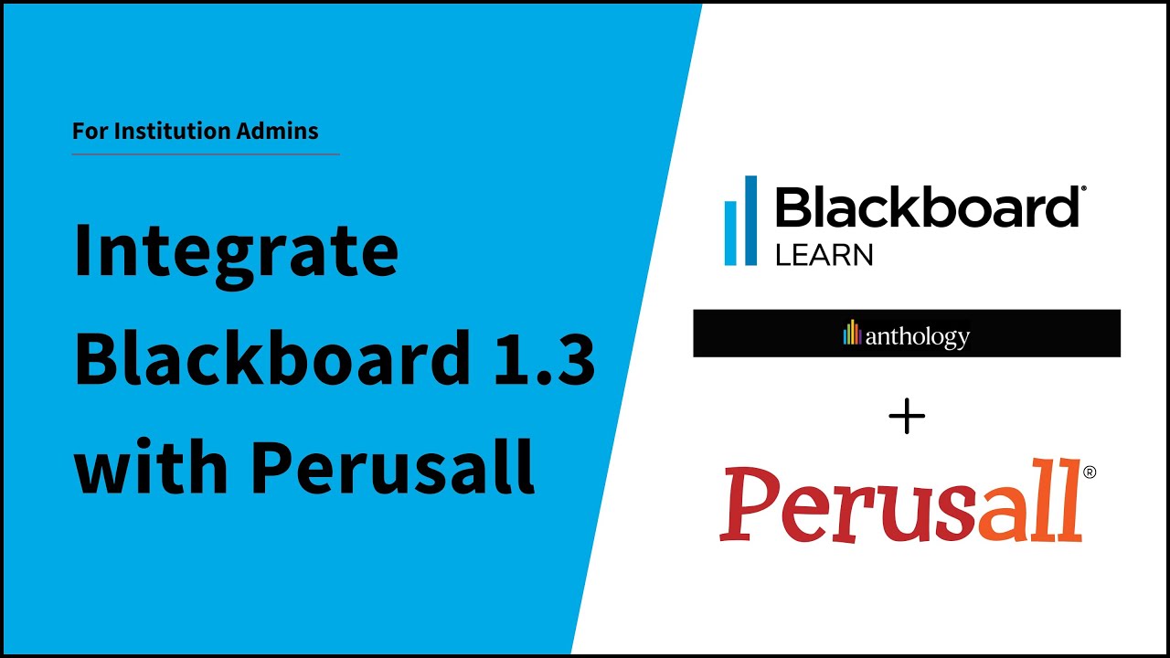 Интеграция Blackboard LTI 1.3 с Perusall | Настройка администратора