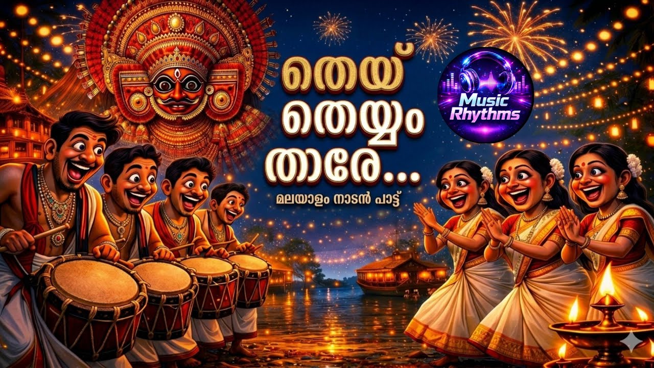 തെയ് തെയ്യം താരേ... | High Energic Folk Song Malayalam | 