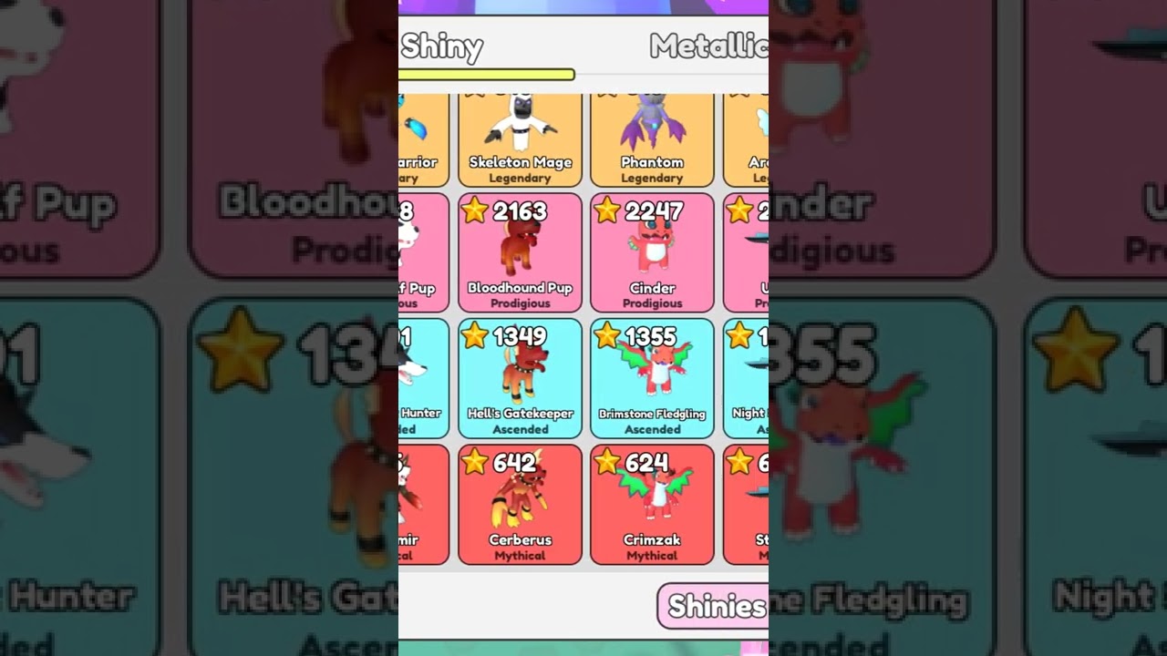 836K Shiny Score in Collect All Pets Shiny Skins