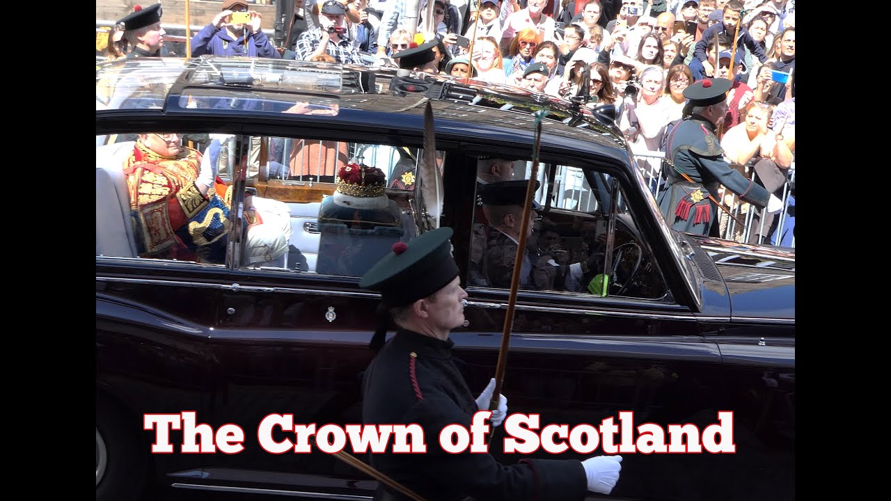 The Crown of Scotland - King Charles III Scottish Coronation - July 2023