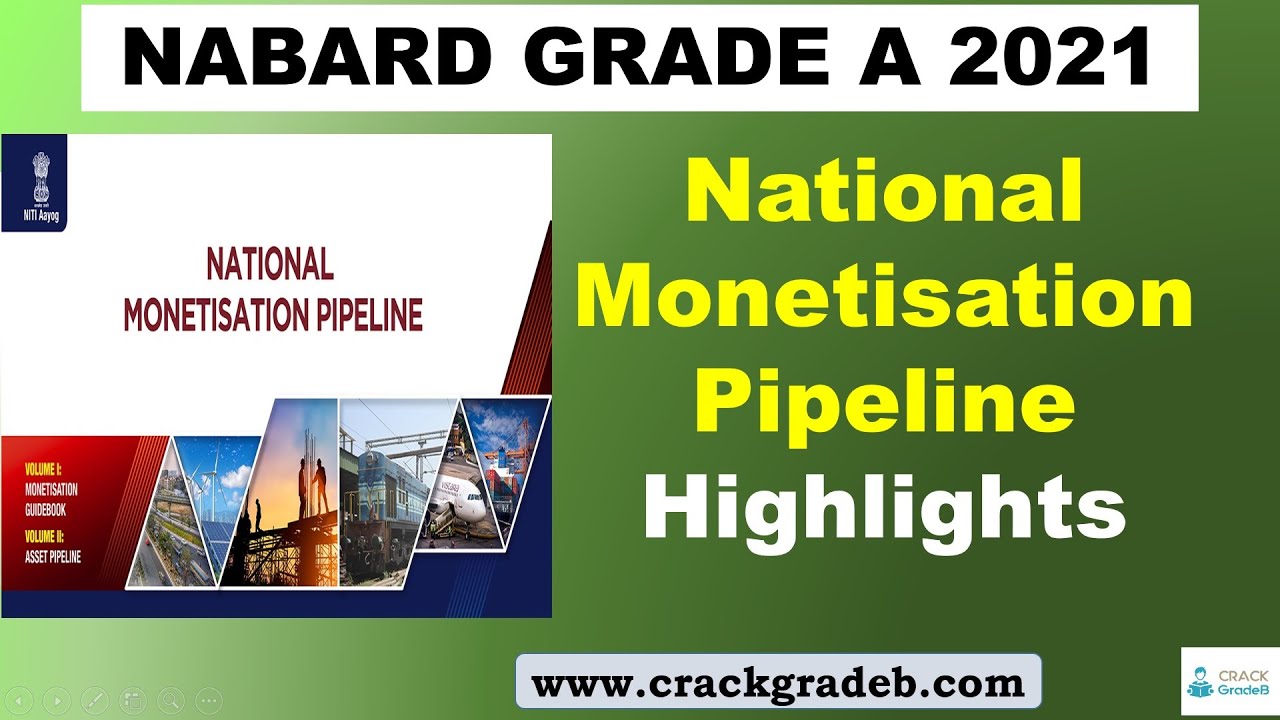 National Monetisation Pipeline (NMP) for NABARD / RBI