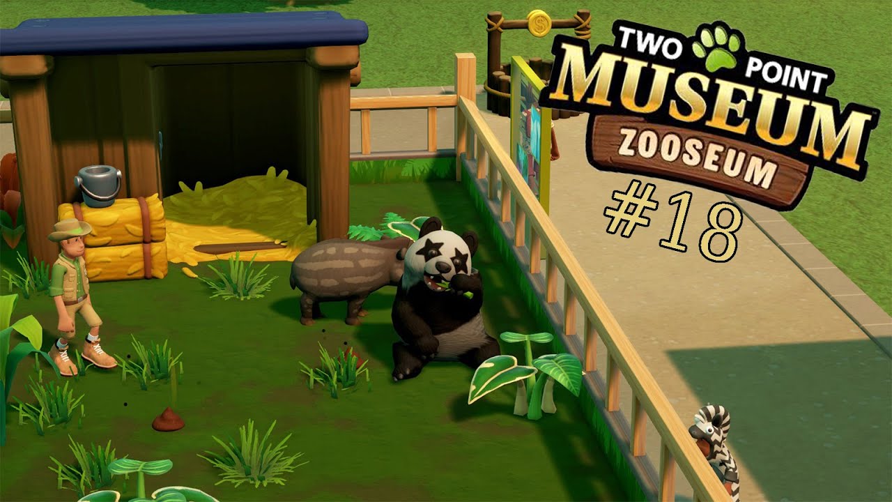 Two Point Museum - Zooseum DLC #18 -  Punkte Panda und Stufe 50+