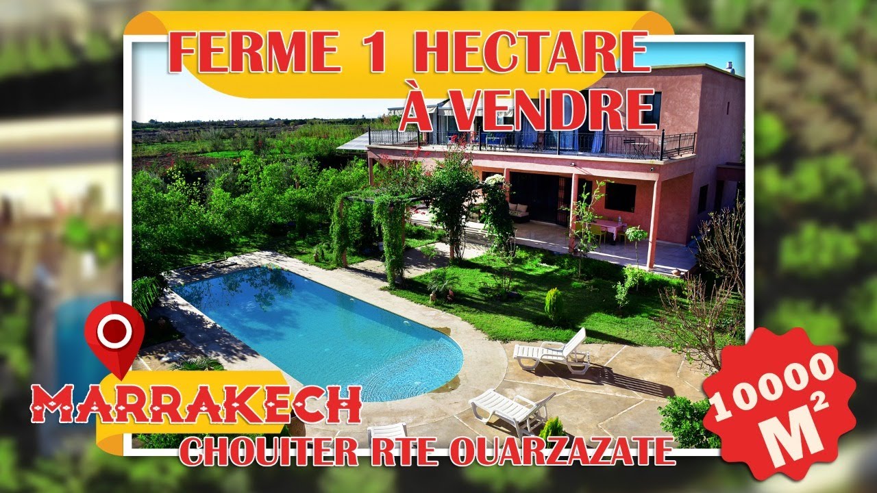Ferme 1 Hectare a vendre à Chouiter Rte Ouarzazate