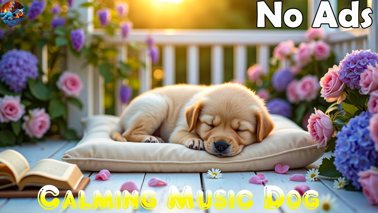 12 Hours of Relaxing, Deep Sleep Sounds 🐶Separation Anxiety Relief Music for Dogs🐕 No Ads