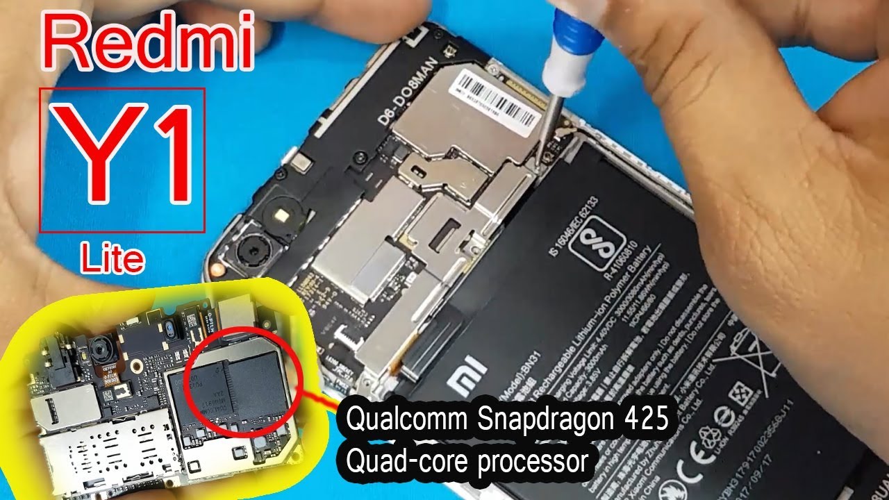 Xiaomi Redmi Y1 lite Disassembly || Redmi Y1 lite Tear down || All internal Parts of Redmi Y1 lite